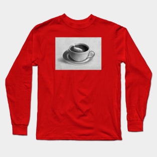 Whale in a Teacup Long Sleeve T-Shirt